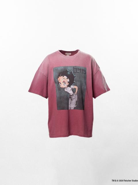 KAMIYA Betty Boop™ × KAMIYA "I’m coming out" Distressed T-shirt