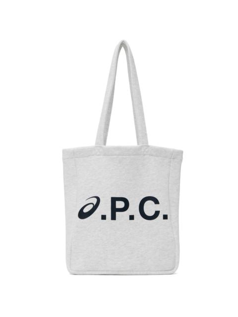 A.P.C. Gray ASICS Edition Lou Tote