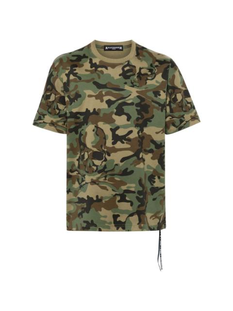 mastermind JAPAN camouflage-pattern cotton T-shirt