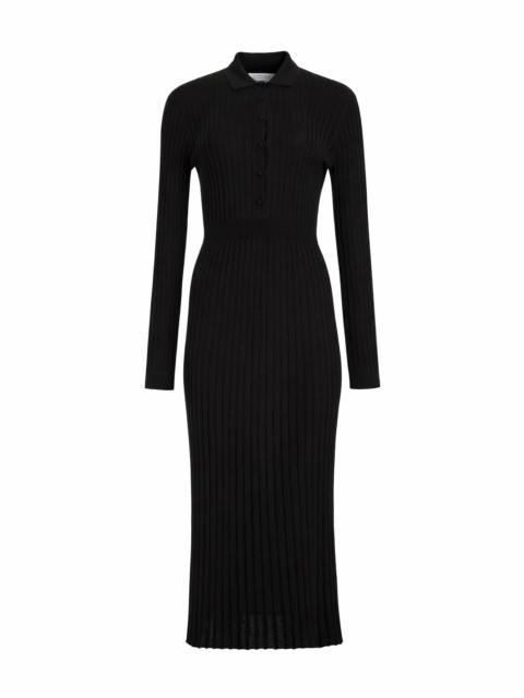 GABRIELA HEARST Ardor Knit Maxi Dress in Black Cashmere Silk