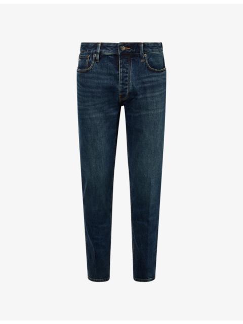 EMPORIO ARMANI Slim-Fit Straight-Leg Denim Jeans