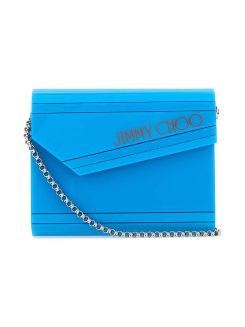 JIMMY CHOO Turquoise Acrylic Candy Clutch