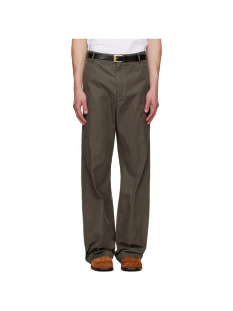 Dries Van Noten Khaki Four-Pocket Trousers