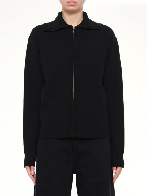 entire studios Knit Zip Up Jacket in Black