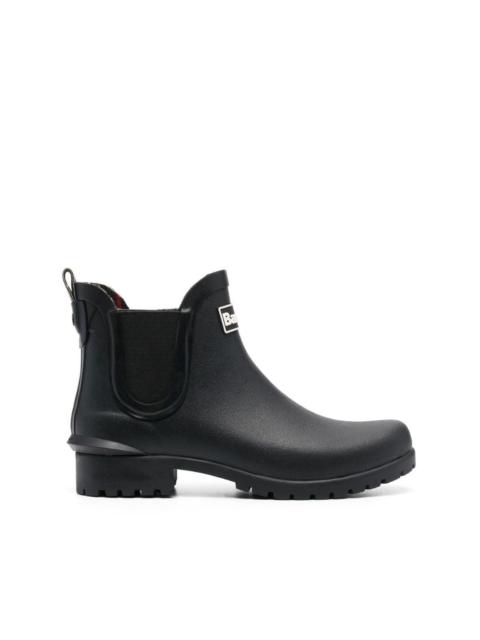 Barbour logo-patch ankle boots