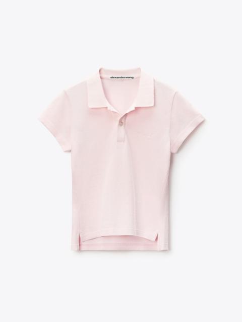 Alexander Wang CRYSTAL POLO TEE