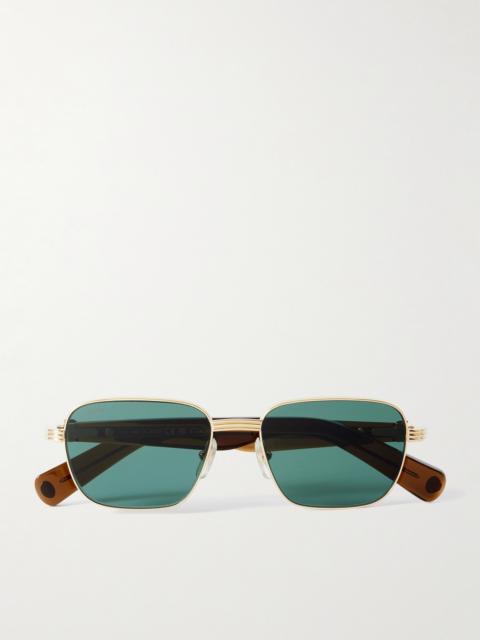 Cartier Première De Cartier D-Frame Recycled-Acetate and Gold-Tone Sunglasses