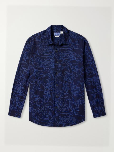 Blue Blue Japan Cotton-Jacquard Shirt