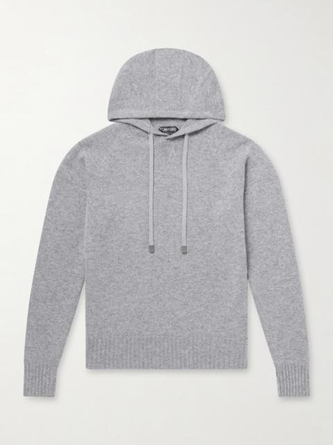 TOM FORD Logo-Embroidered Cashmere Hoodie