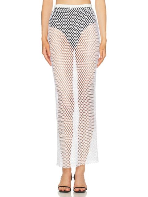 SEV Sequin Mesh Skirt