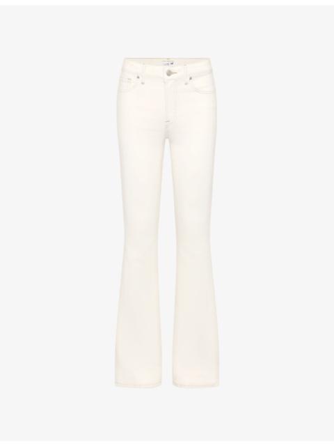 GOOD AMERICAN Dolly’s Joleans Good Legs Flared-Leg Stretch-Denim Jeans