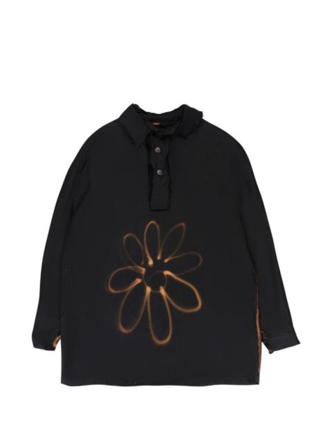 EDWARD CUMING aerograph-print blouse