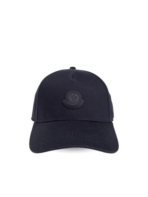 Moncler logo-patch cap