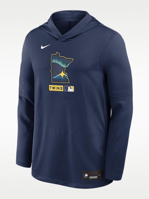 Nike Minnesota Twins City Connect Men's Nike Dri-FIT MLB Long-Sleeve Hooded Top