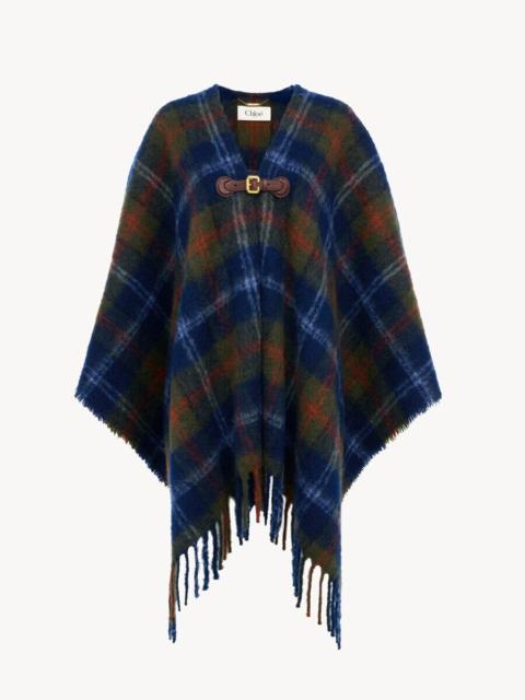 Chloé THE CHLOÉ PADDINGTON CAPE IN MOHAIR, WOOL & NYLON