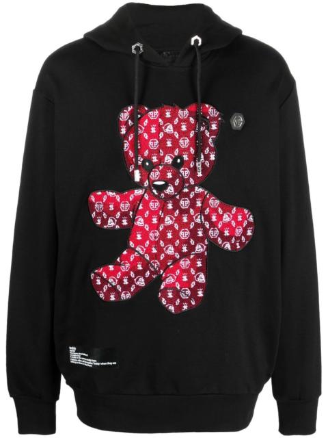 PHILIPP PLEIN Teddy Bear long-sleeve hoodie