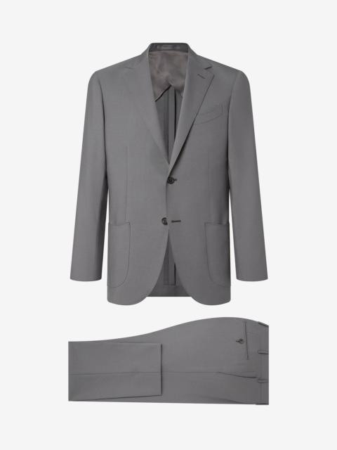 CORNELIANI Grey naturally stretch wool suit