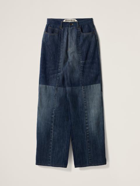 Miu Miu Five-pocket denim jeans