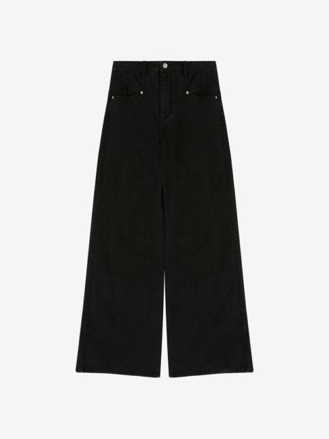Isabel Marant LEMONY WIDE-LEG JEANS