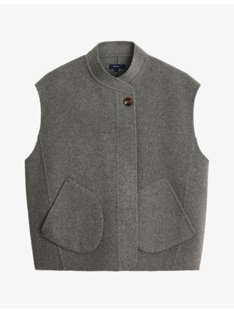 soeur Adeline Boxy Wool-Blend Gilet