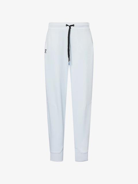 On Darted-Knee Logo-Print Jersey Jogging Bottoms