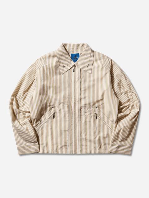 Asics Novalis Mirbelioids Jacket Brown Stripe