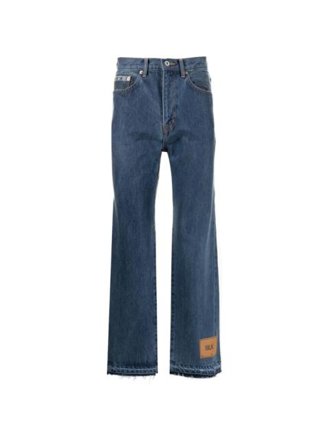 doublet bootcut cropped jeans