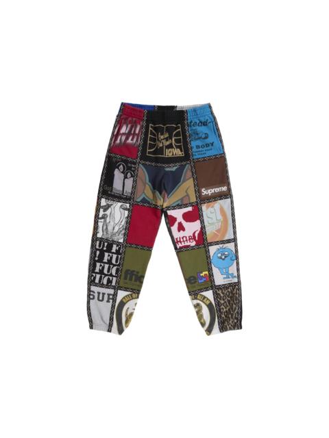 Supreme Supreme Number (N)ine Patchwork Sweatpant Multicolor