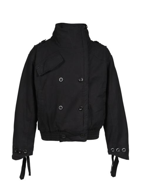 NO/FAITH STUDIOS MILITARY BUTTON JACKET / BLK