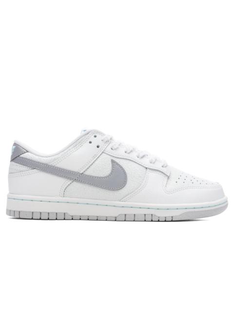 Nike DUNK LOW RETRO SE - GLACIER ICE/METALLIC SILVER-SUMMIT WHITE