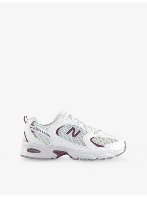 New Balance MR530 Leather and Mesh Low-Top Trainers