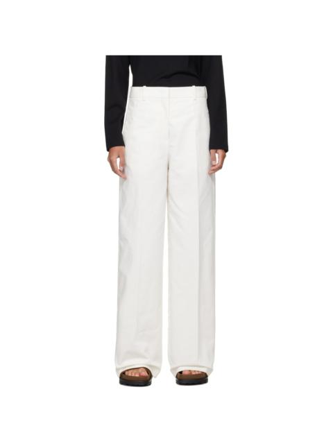 White Layered Trousers