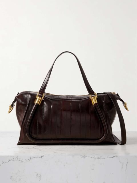 Paraty 24 piped eel shoulder bag