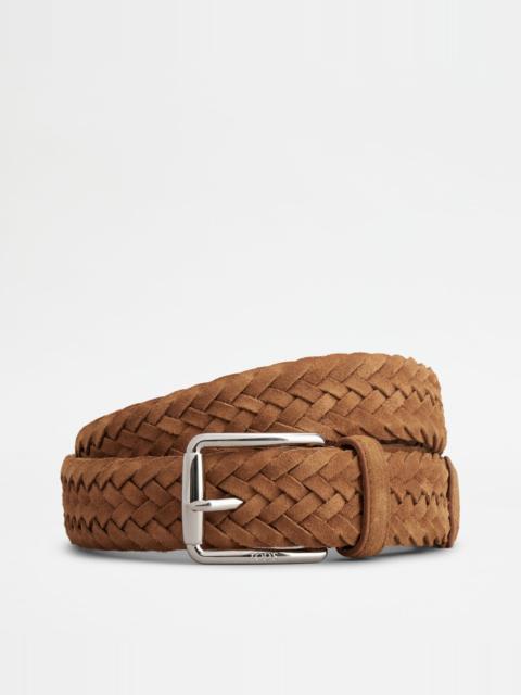 Tod's 스웨드 벨트