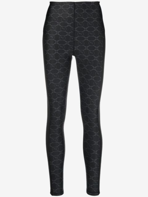 PUMA monogram-print leggings
