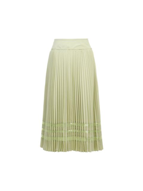 3.1 Phillip Lim Midi Pleated Lace Skirt