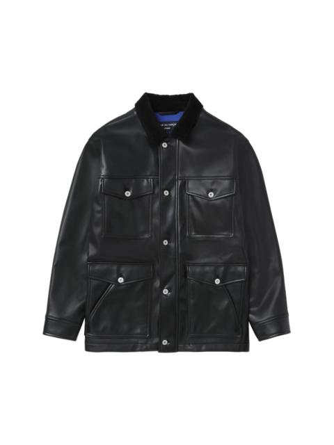 Comme des Garçons Homme corduroy-collar jacket