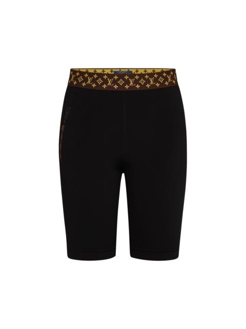 Louis Vuitton Cycling Shorts With Monogram Belt