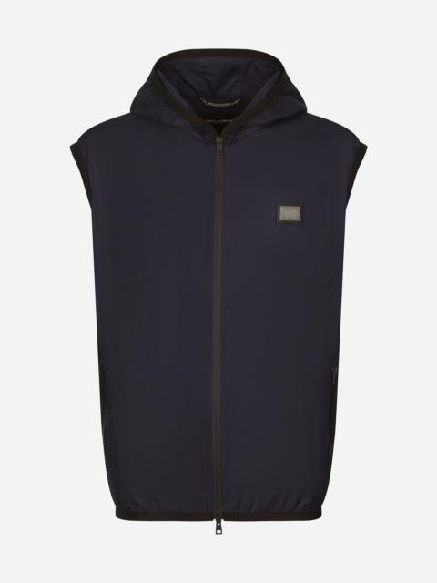 Dolce & Gabbana Hooded sports vest