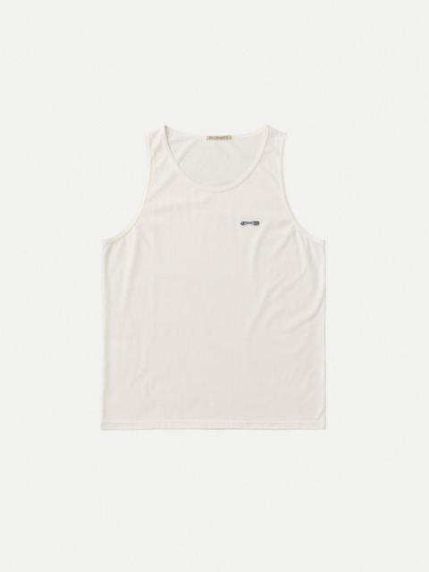 Nudie Jeans Relaxed Tank Top Rebirth Chalk White