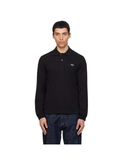 LACOSTE Black Classic Fit Long Sleeve L.12.12 Polo