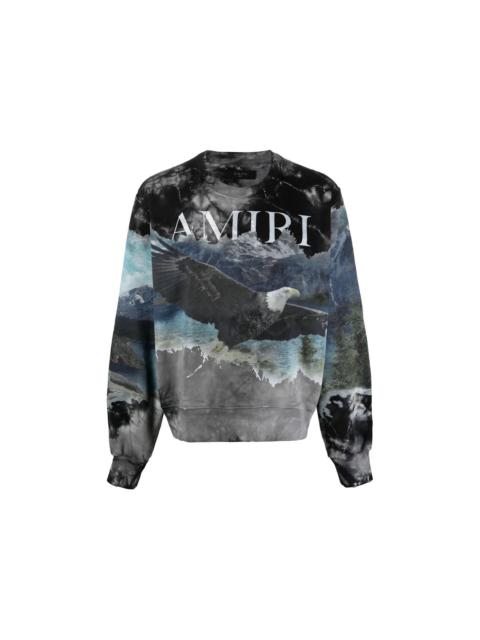 AMIRI AMIRI Eagle Bleach Crew Multicolor