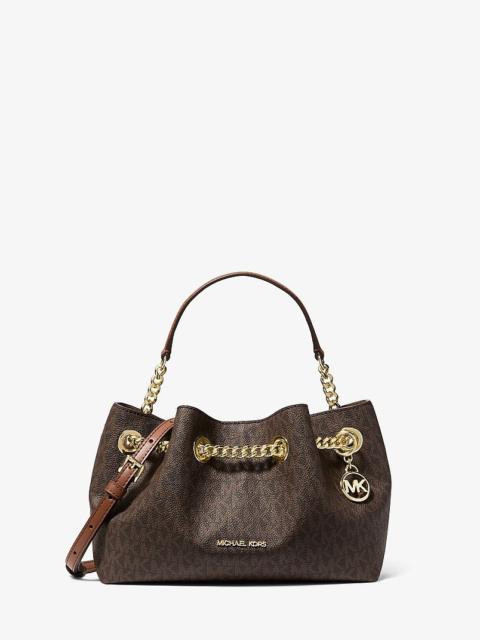 MICHAEL KORS Mina Small Signature Logo Crossbody Bag