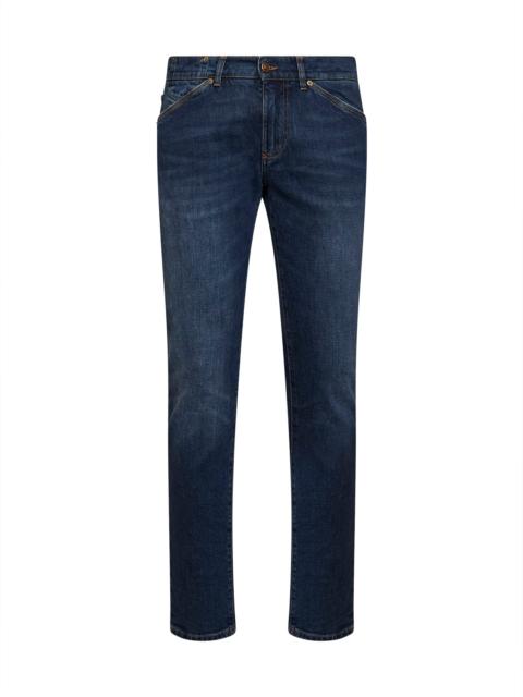 Dolce & Gabbana Blue cotton denim skinny jeans