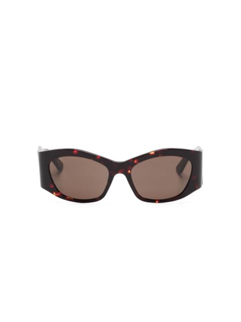 BALENCIAGA rectangle-frame sunglasses