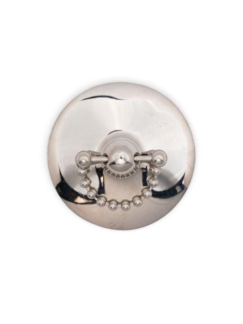 PANCONESI Lamina Barbell brooch