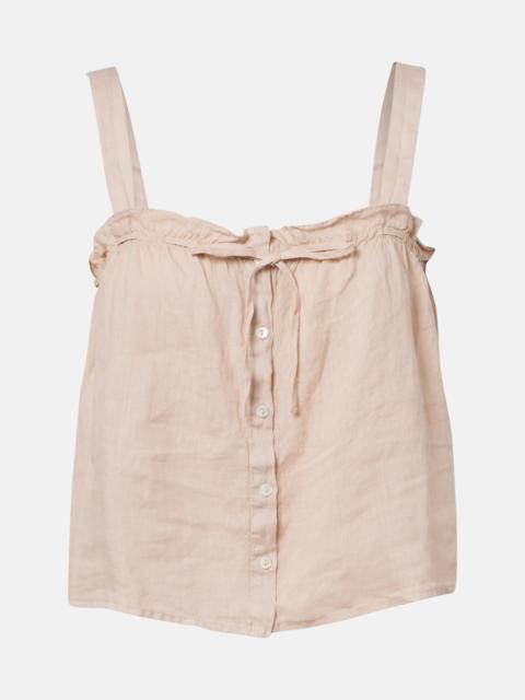 velvet Izzie linen top