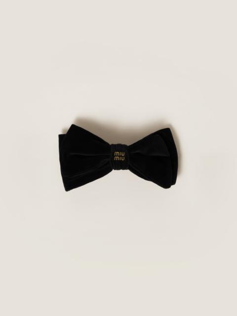 Miu Miu Velvet hair clip