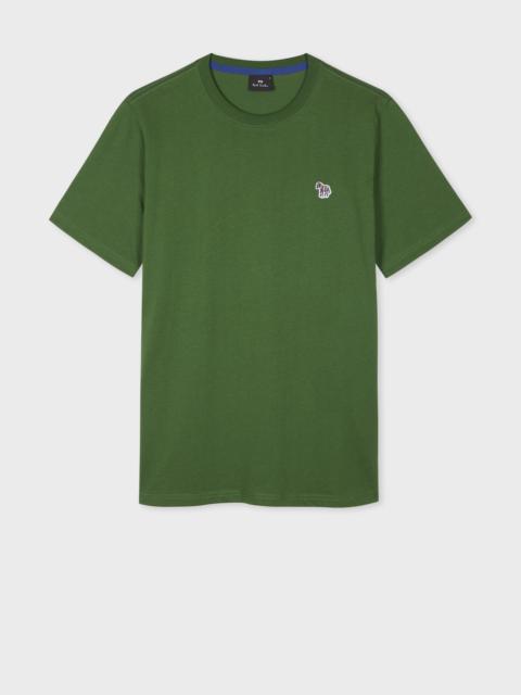 Paul Smith Forest Green Organic Cotton Zebra Logo T-Shirt