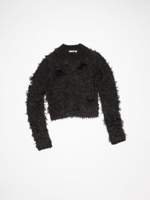 Acne Studios Wool blend cut-out jumper - Black